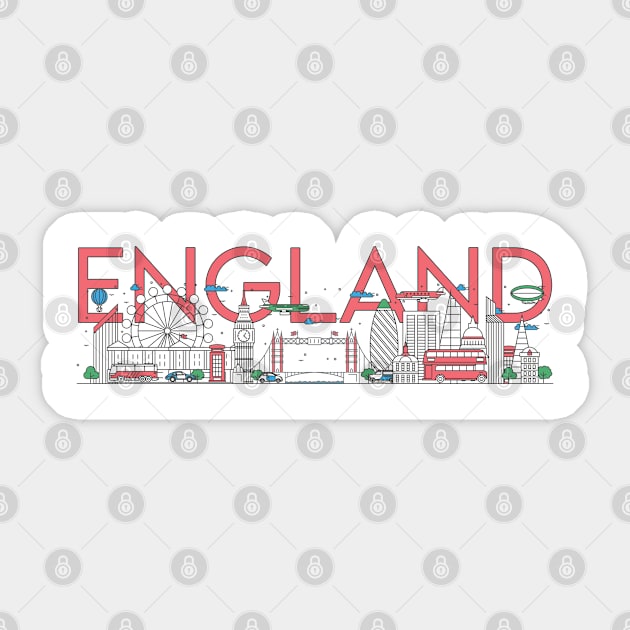 England travel Sticker by SerenityByAlex